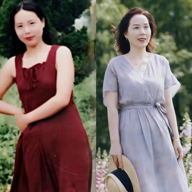 被这几位中年女性惊艳！裙过膝、穿衣极简却高级越老反而越优雅(图7)