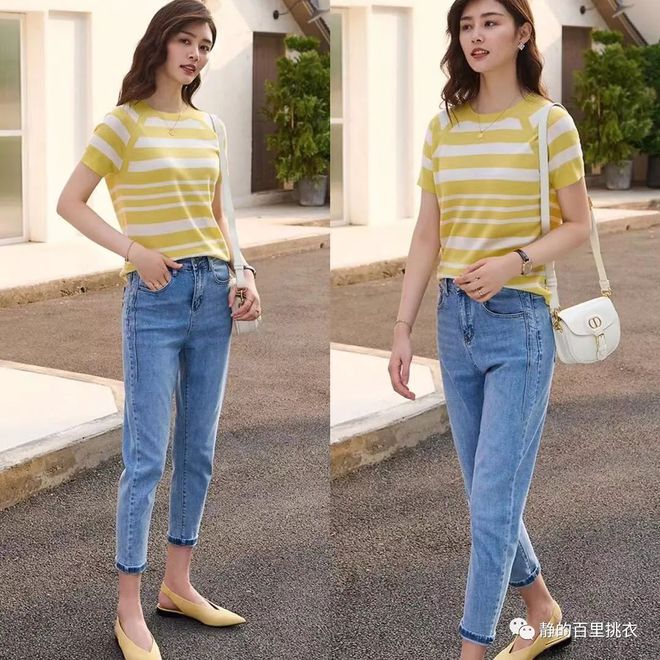 夏季针织衫新穿法比T恤时尚比衬衫优雅！显气质又美丽(图2)