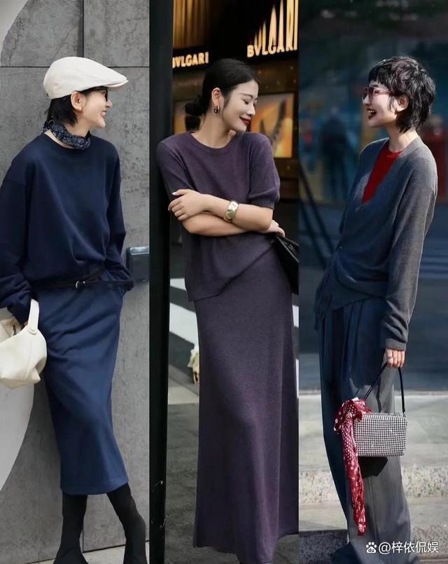 秋天40+女生放弃“卫衣+打底裤”优雅的温柔风穿搭太有女人味(图7)
