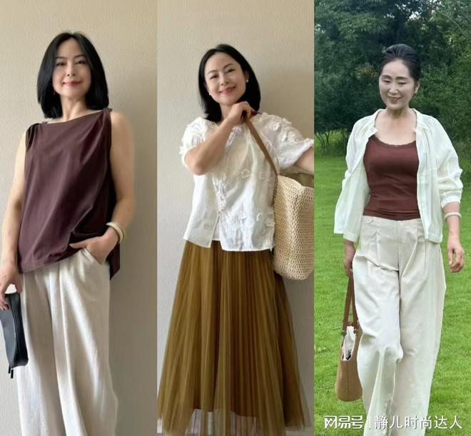 女人到了60岁穿衣要摆脱年龄感试试这些夏季穿搭减龄又舒适(图3)