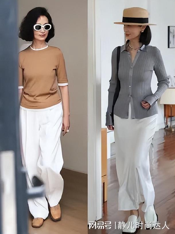 五十岁女人就别扮嫩了看这些妈妈的气质型打扮才是真高级(图4)