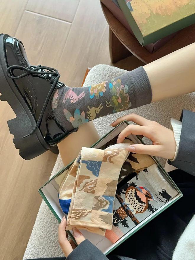 出门逢人就推的搞怪艺术袜子来了做工、花色设计都是next level！(图8)
