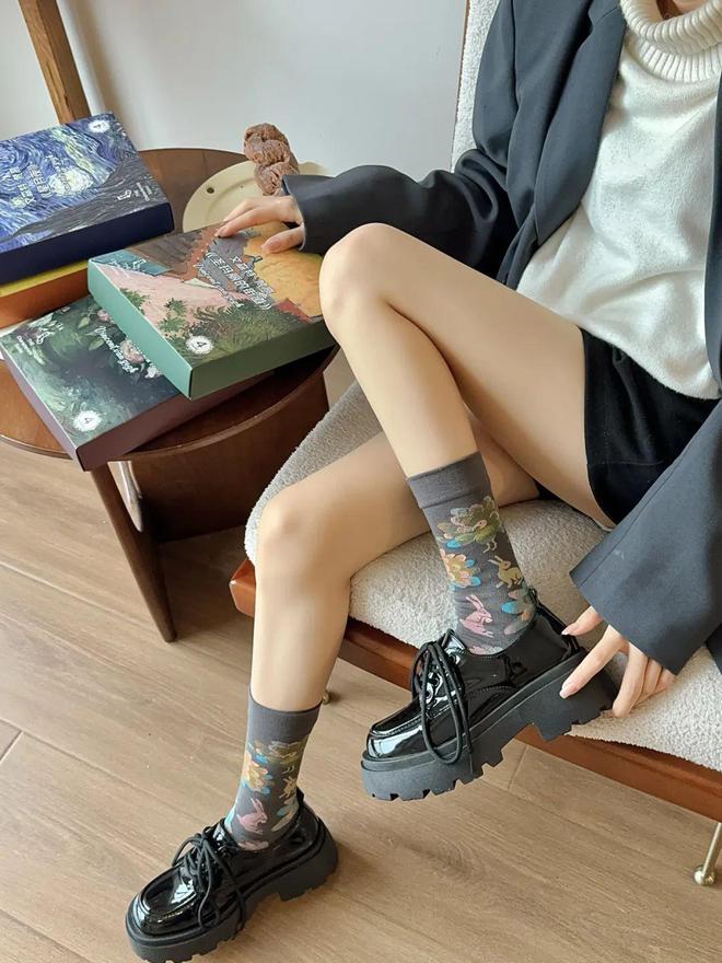 出门逢人就推的搞怪艺术袜子来了做工、花色设计都是next level！(图44)