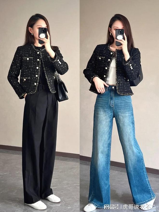 50岁女性秋季色彩搭配指南：卡其色、灰色与黑色的高级优雅(图9)