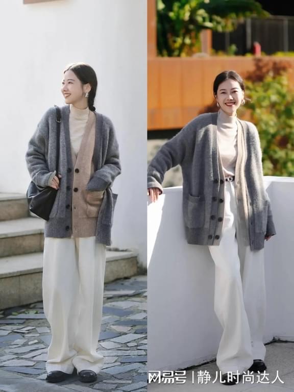 中年女人别急着穿“羽绒服”这4种外套时髦显瘦快安排上(图3)