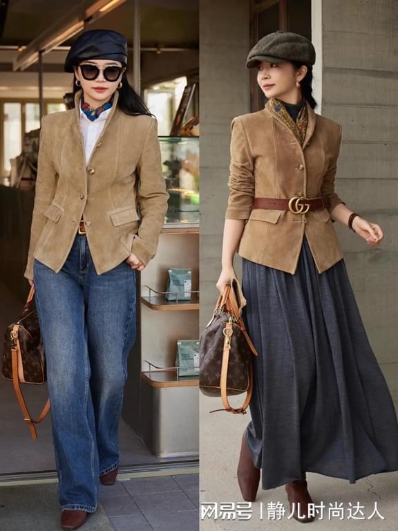 中年女人别急着穿“羽绒服”这4种外套时髦显瘦快安排上(图2)