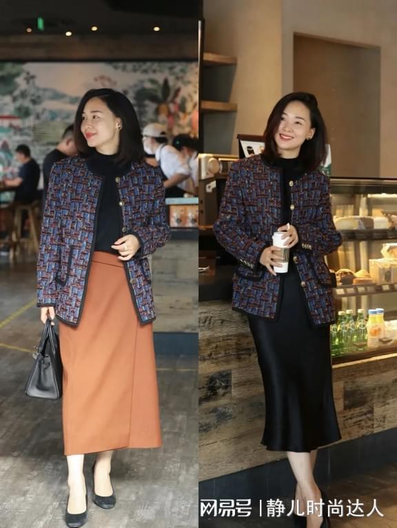 中年女人别急着穿“羽绒服”这4种外套时髦显瘦快安排上(图6)