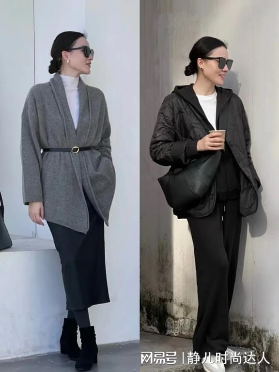 中年女人别急着穿“羽绒服”这4种外套时髦显瘦快安排上(图8)