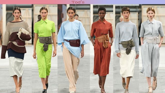 Tods 2024春夏系列腰包的搭配亮点(图39)