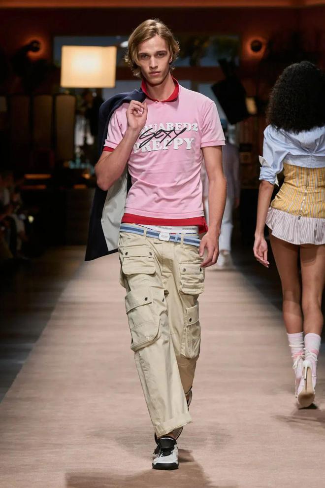 Dsquared2 2024春夏系列休闲款式中感受到了荷尔蒙(图4)