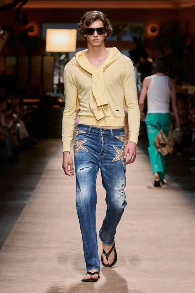 Dsquared2 2024春夏系列休闲款式中感受到了荷尔蒙(图24)