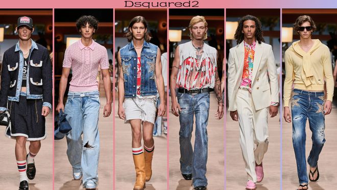 Dsquared2 2024春夏系列休闲款式中感受到了荷尔蒙(图36)