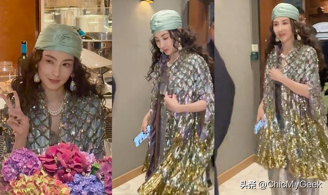 张柏芝神隐一年惊艳复出44岁盛世美颜撞脸张曼玉！(图3)