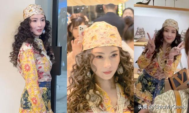 张柏芝神隐一年惊艳复出44岁盛世美颜撞脸张曼玉！(图5)