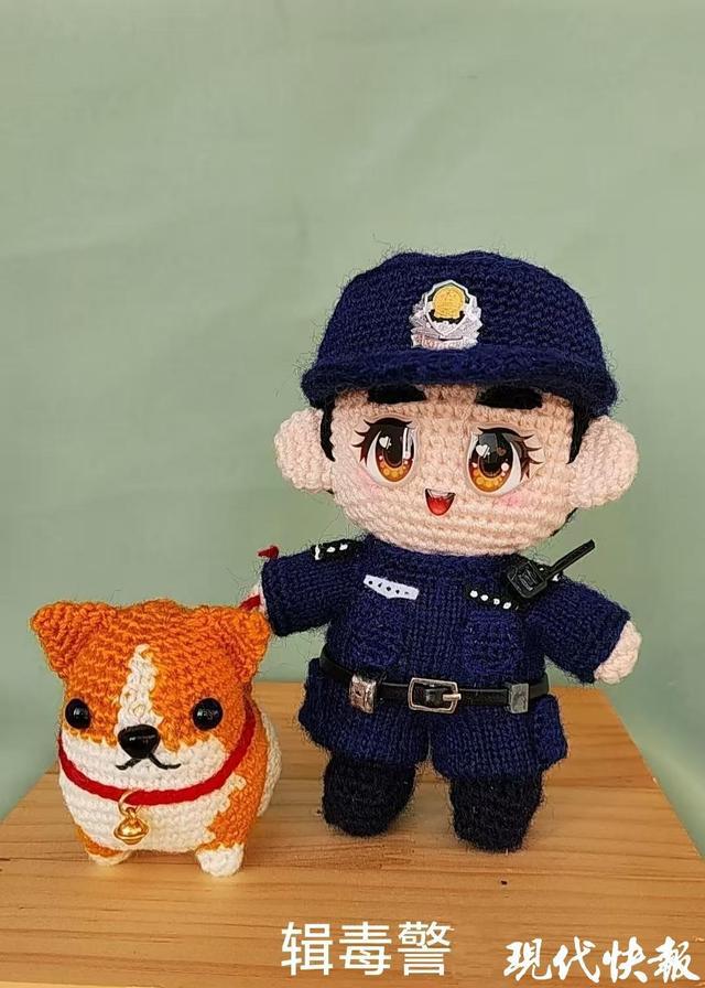 苏州“编织奶奶”又有新作警察玩偶萌动上线(图5)