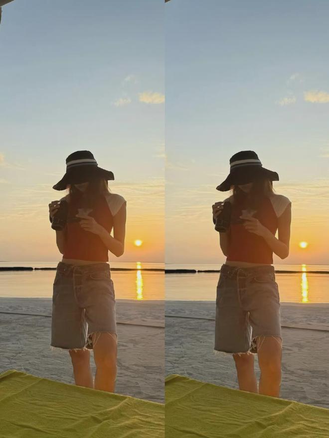 Lisa生活好自在！晒美照把12月当作夏季来过！5套穿搭尽显好身材(图6)