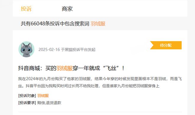 服装315 羽绒服虚假宣传频发 ZARA等再曝质量问题(图2)