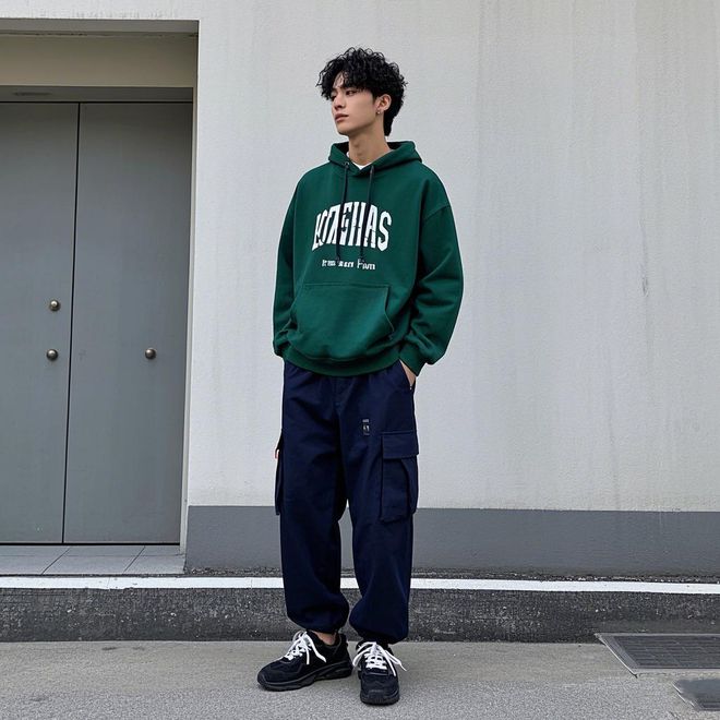3套春季男生“简约帅气”穿搭日常通勤必备！(图2)
