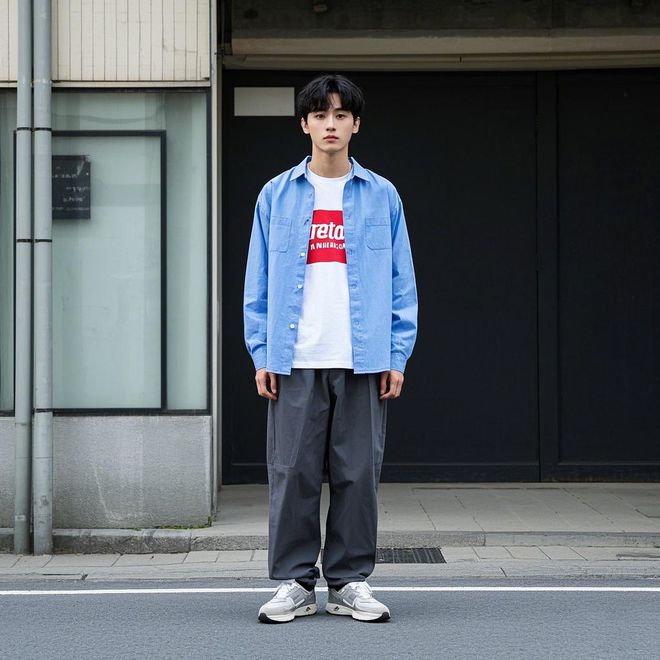 3套春季男生“简约帅气”穿搭日常通勤必备！(图3)