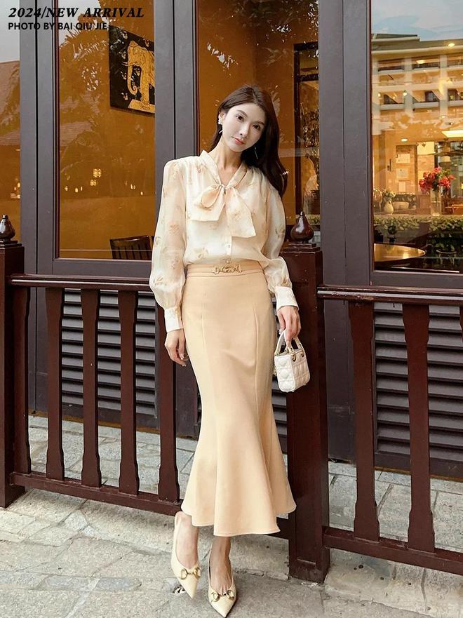 长半裙穿搭秘籍教你优雅变身女神(图7)