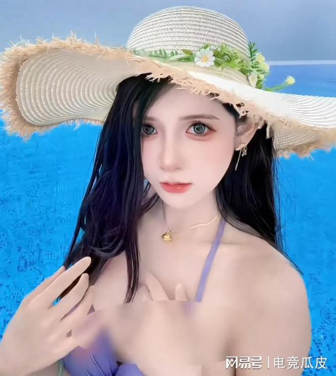 狗头萝莉“下海”照火了泳装大秀娜美身材网友：赛利亚是你吗(图8)