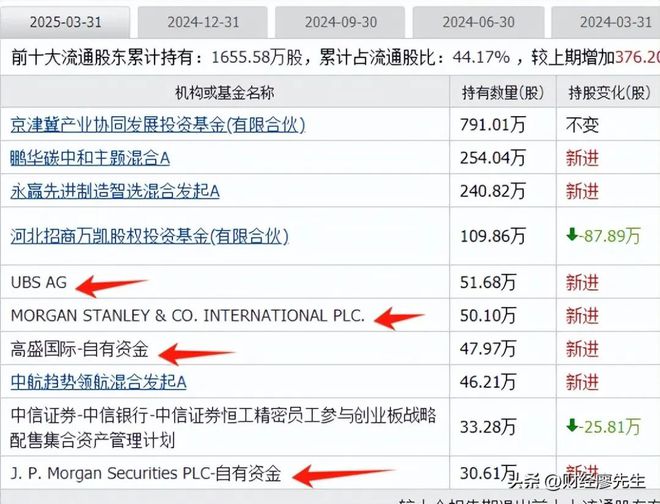外资集体抄底这25家公司10大股东有一半都是知名外资新进场(图8)