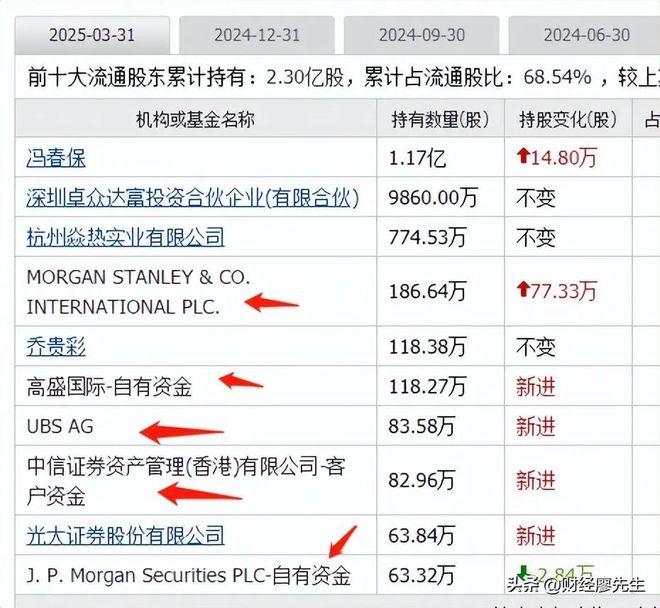 外资集体抄底这25家公司10大股东有一半都是知名外资新进场(图16)