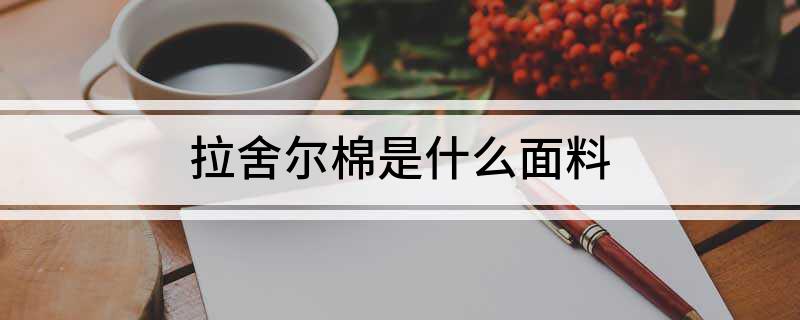 拉舍尔棉是什么面料(图1)