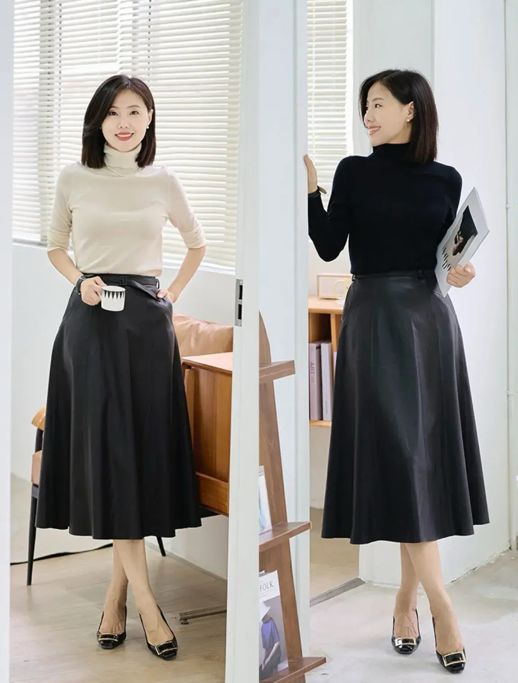 中年女性买衣服没必要贪多！有这“2衣1裙1裤”时髦不过时(图7)