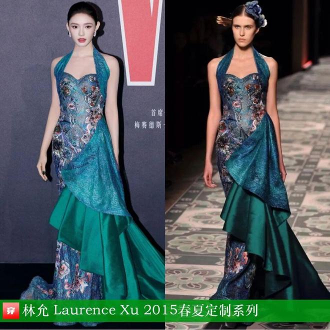 8月穿高定礼服的明星们:赵丽颖、迪丽热巴、杨颖、钟楚曦、刘雯、林允等(图3)