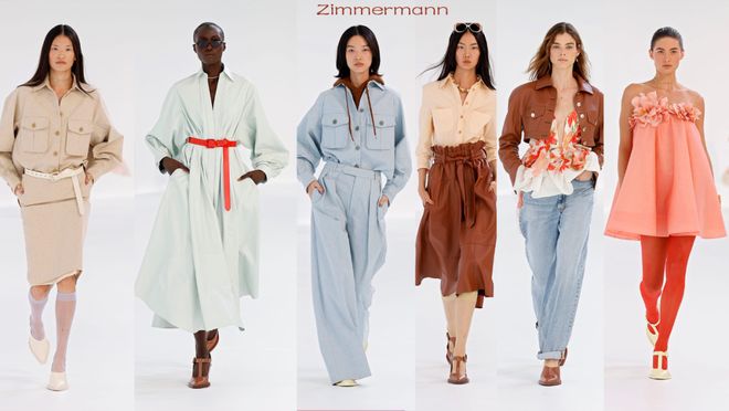 Zimmermann 2024春夏系列精致复古现代流畅的优雅(图28)