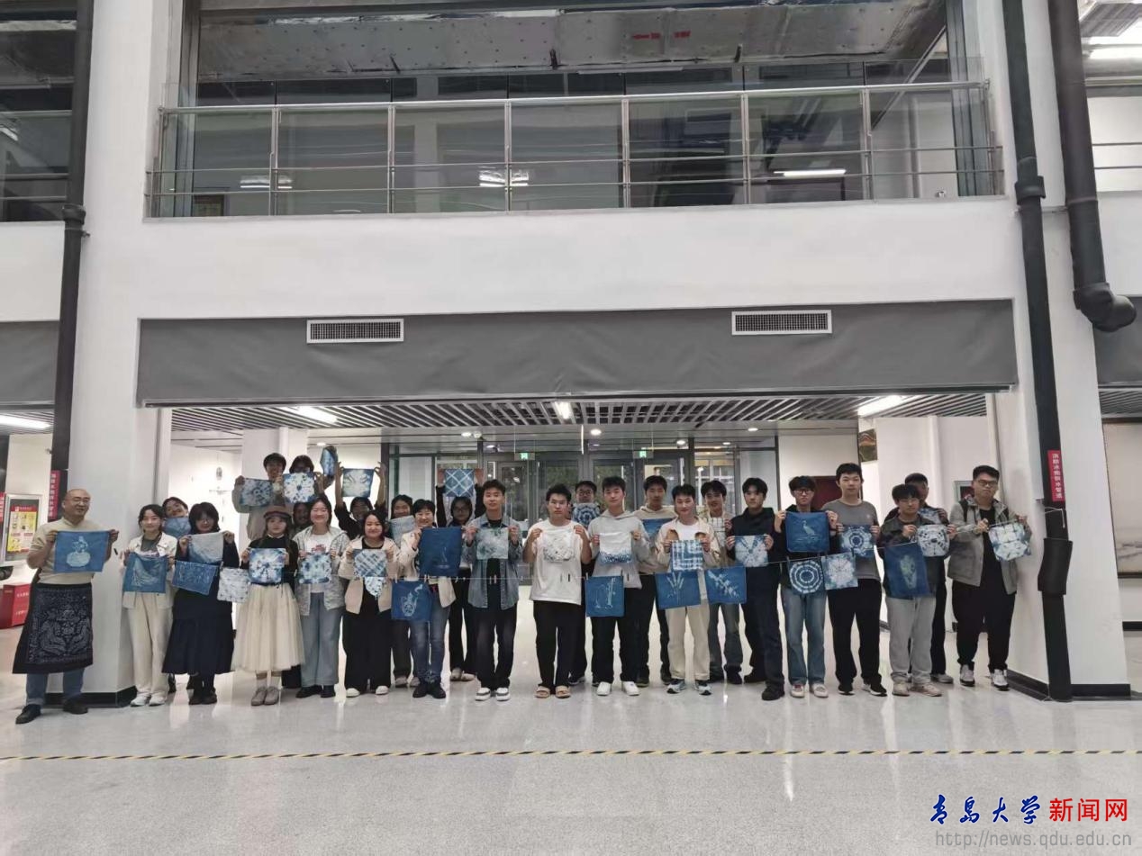 纺织服装学院开展蓝印花布廉洁主题实践活动(图2)