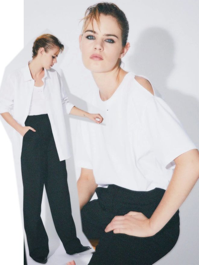 Barbara Bui 2024春夏系列马甲与西服、直筒裤利落直线(图5)