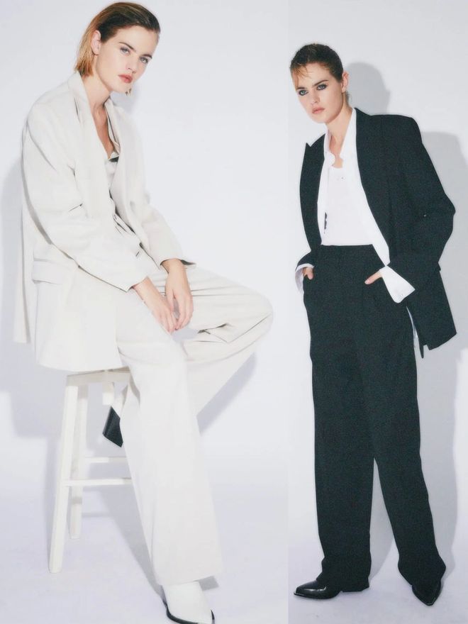 Barbara Bui 2024春夏系列马甲与西服、直筒裤利落直线(图7)