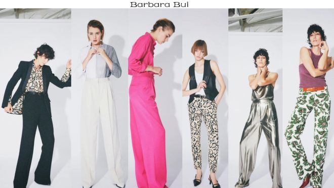 Barbara Bui 2024春夏系列马甲与西服、直筒裤利落直线(图11)