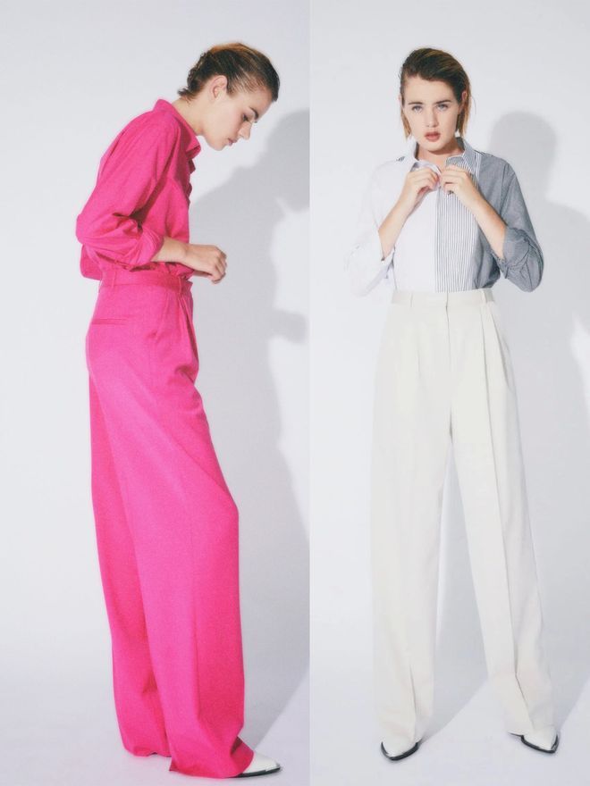 Barbara Bui 2024春夏系列马甲与西服、直筒裤利落直线(图10)