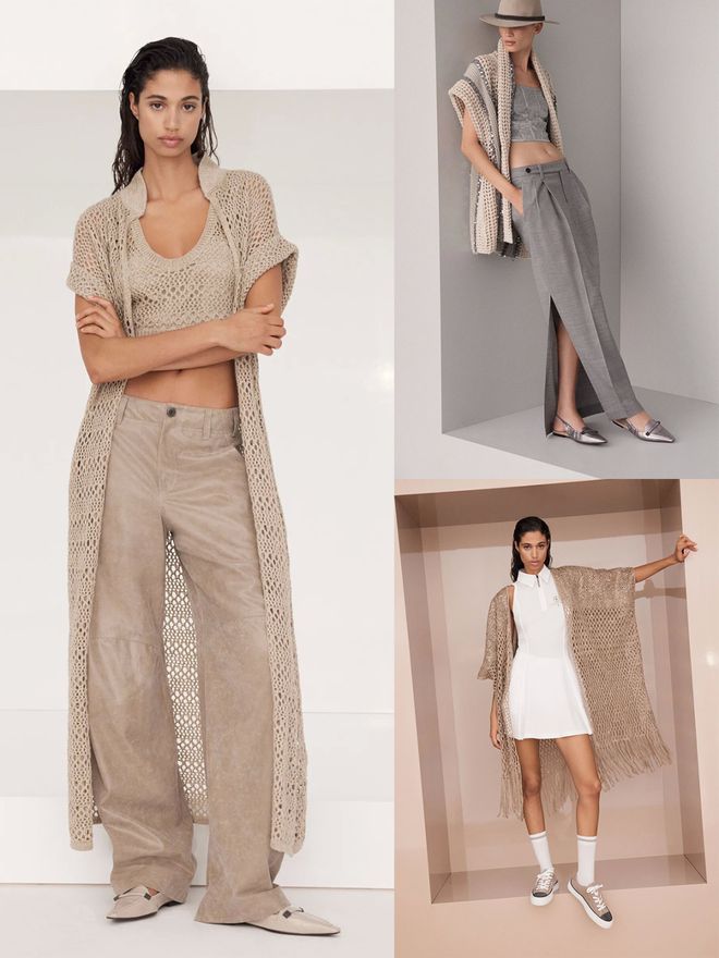 Brunello Cucinelli 2024春夏系列悠闲轻盈平衡的独特魅力(图8)