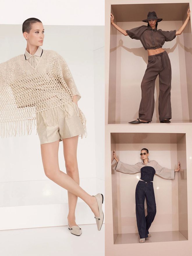 Brunello Cucinelli 2024春夏系列悠闲轻盈平衡的独特魅力(图13)