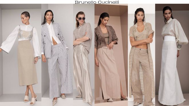 Brunello Cucinelli 2024春夏系列悠闲轻盈平衡的独特魅力(图19)