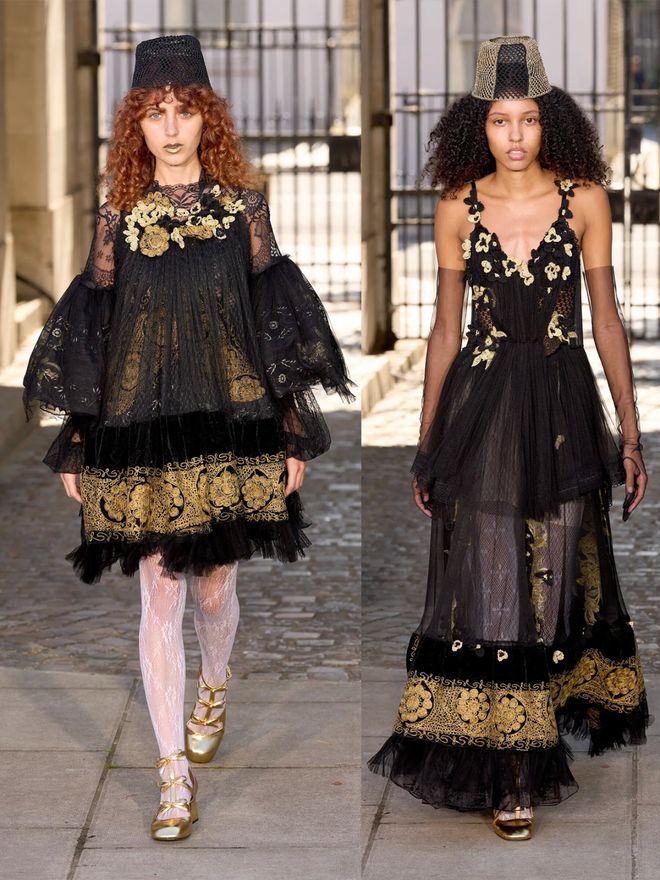 Bora Aksu 2024春夏系列荷叶边与蓬松设计甜美细节的优雅(图6)