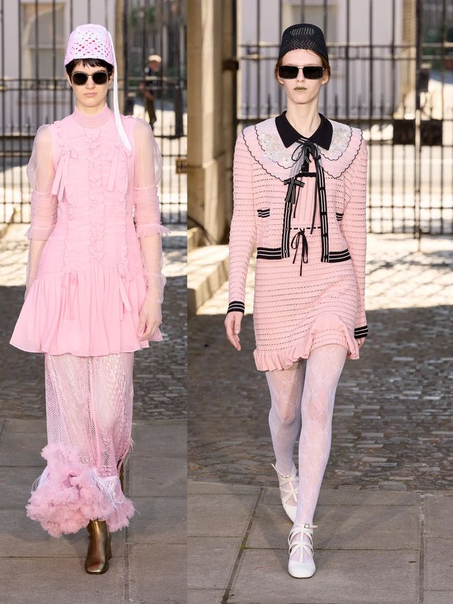 Bora Aksu 2024春夏系列荷叶边与蓬松设计甜美细节的优雅(图3)