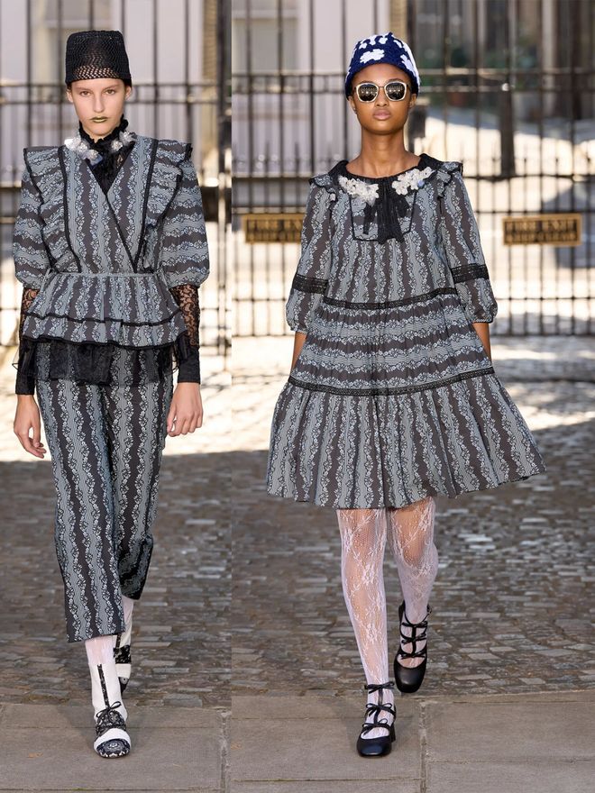 Bora Aksu 2024春夏系列荷叶边与蓬松设计甜美细节的优雅(图10)