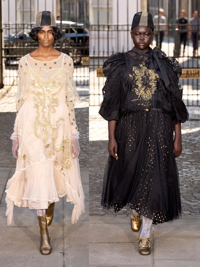 Bora Aksu 2024春夏系列荷叶边与蓬松设计甜美细节的优雅(图13)