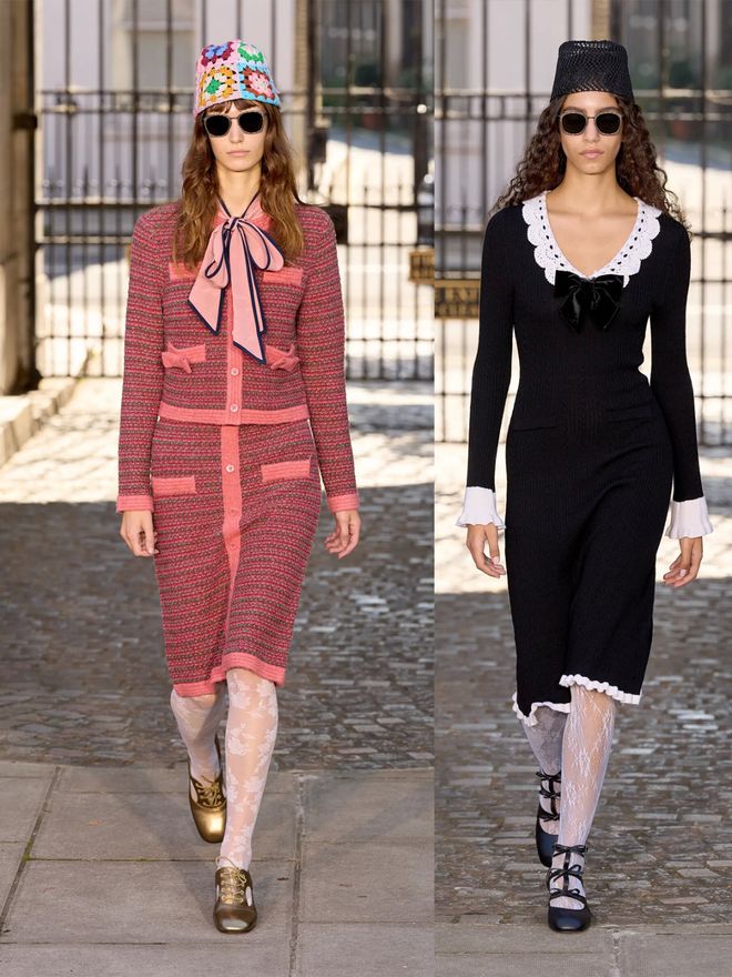 Bora Aksu 2024春夏系列荷叶边与蓬松设计甜美细节的优雅(图16)