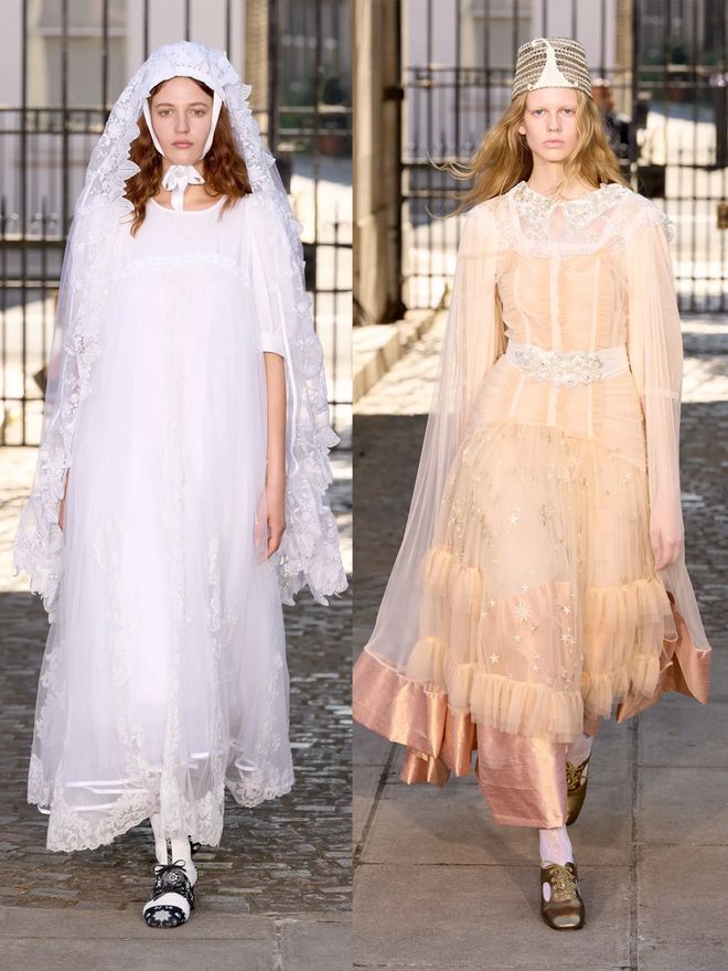 Bora Aksu 2024春夏系列荷叶边与蓬松设计甜美细节的优雅(图19)