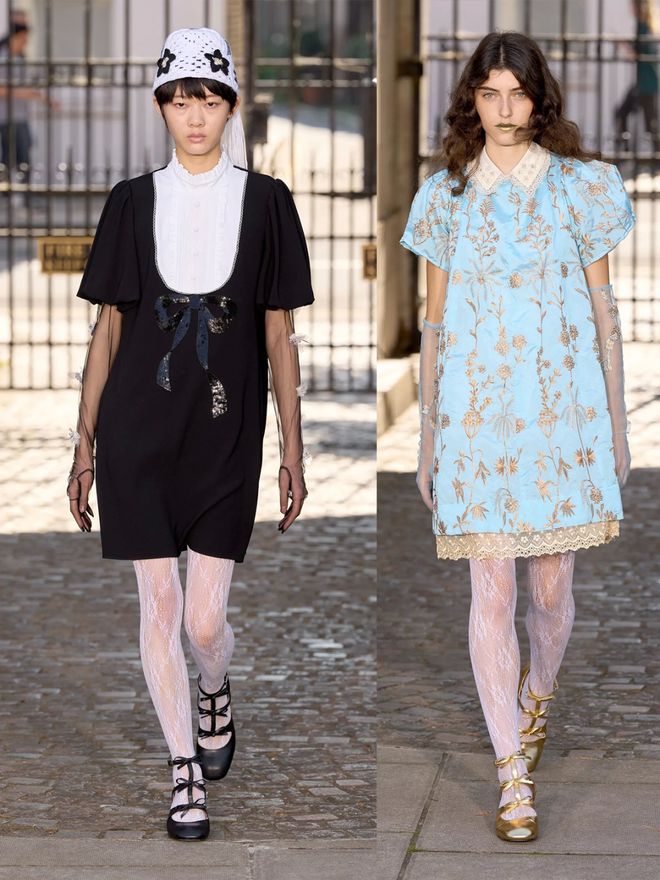 Bora Aksu 2024春夏系列荷叶边与蓬松设计甜美细节的优雅(图18)