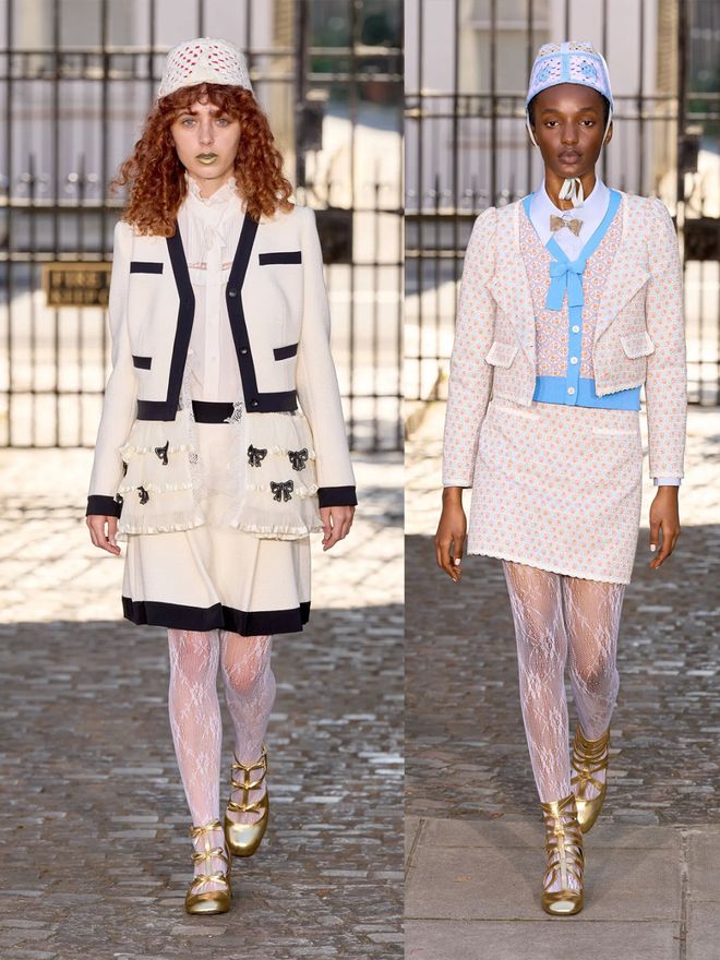 Bora Aksu 2024春夏系列荷叶边与蓬松设计甜美细节的优雅(图21)