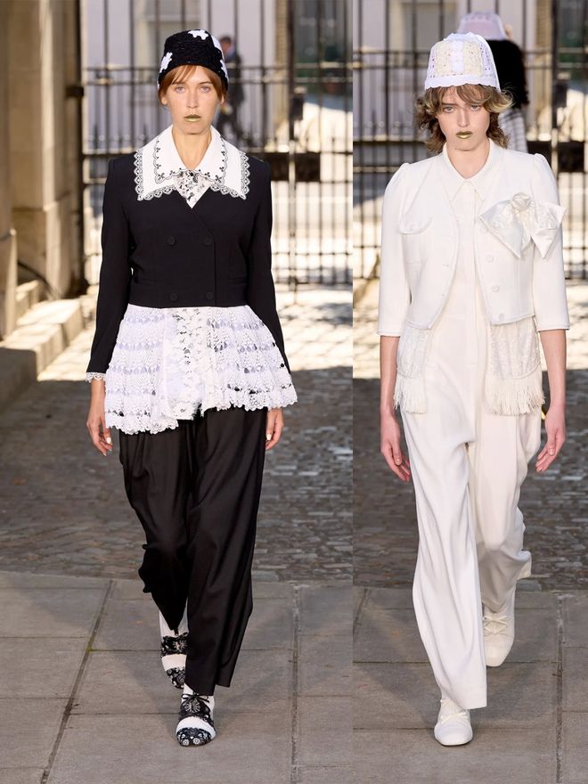 Bora Aksu 2024春夏系列荷叶边与蓬松设计甜美细节的优雅(图17)