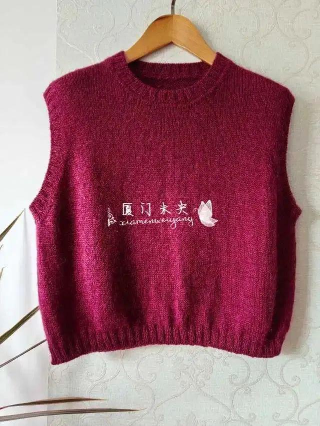 背心集锦 2024年我们织过的温暖毛衣背心（上）(图2)