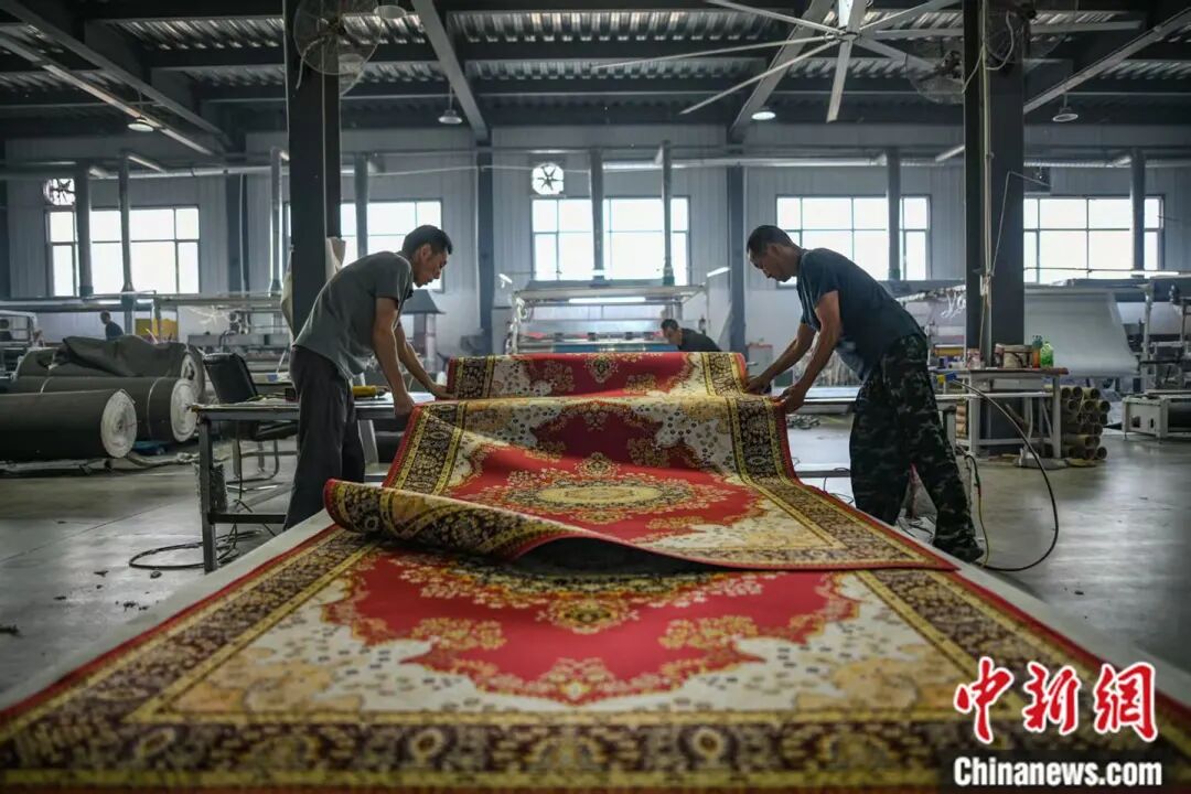 5秒成毯天津这座小镇何以织出全球生意经?(图4)